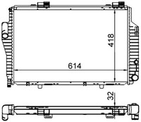 Mahle MotorküHler WasserküHler CR 307 000S FüR Chrysler Crossfire Mercedes CLK