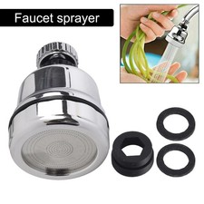 360 Degree Rotating Faucet 3-mode Adjust Spray Kitchen Tap Head Water Saving Wat
