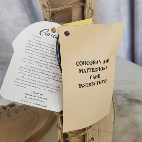 Rare Corcoran 4500 10" Suede Jump Boot Men's Size 9.5 D - Picture 17 of 22