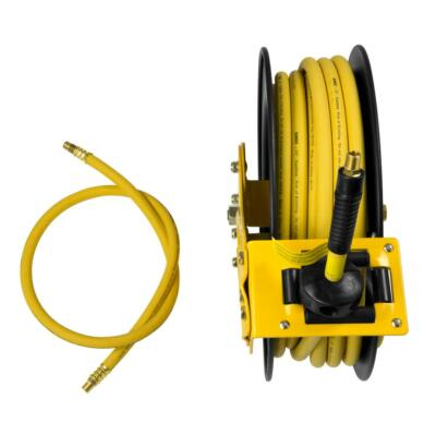 #ad 3 8 in. x 50 ft. Single Arm Auto Retracting Air Hose Reel $140.51