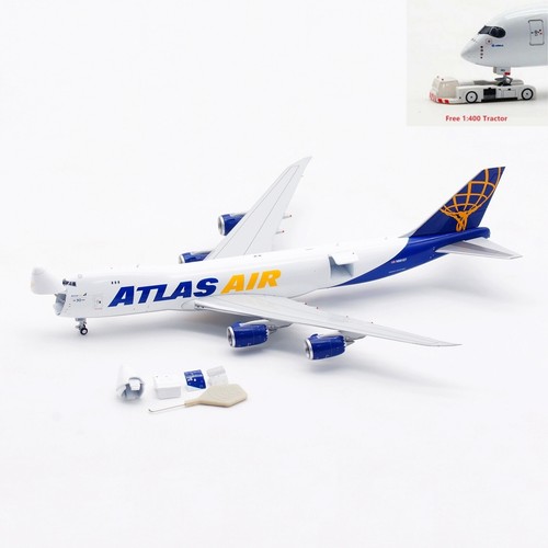 1:400 HX Models Atlas Air B747-8F N861GT “30th Years” Aircraft ModelFree Tractor - Picture 1 of 12