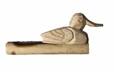 Wooden Duck Carved Bamboo Whistle Makes Duck Noise