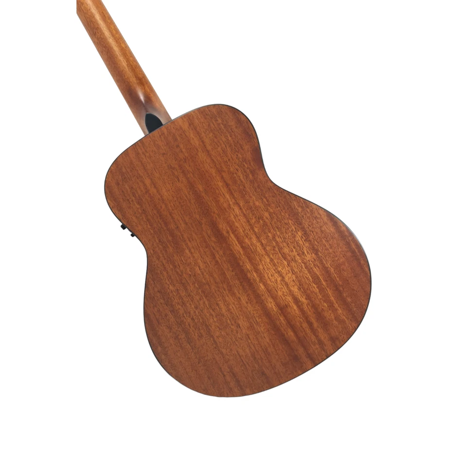 Caraya Left-Handed 3/4 Traveller Solid Mahogany Built-In Tuner & pickup Acoustic - Image 4 of 4