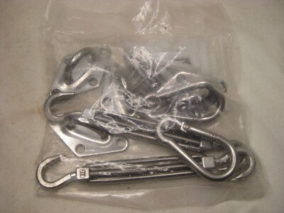 #ad mounting hardware lot mount hook to hook turnbuckles 316 turnbuckle w catch $22.00