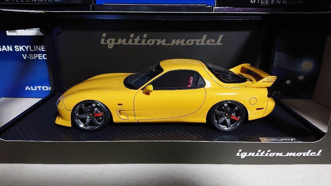 最安値 Ignition Model 1/18 Mazda RX-7 FD3S Mazda Speed Aspec Yellow 乗用車