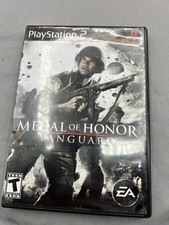 Medal of Honor: Vanguard ( PlayStation 2, 2007) Black Label, PS2, Complete ,