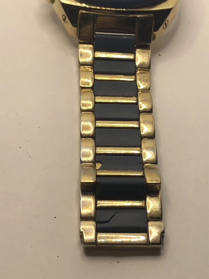 Caja de piezas de reloj Michael Kors correa de 42 mm cierre de 20 mm eslabones dorados/azules GY302 Foto 3 de 4