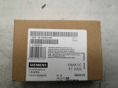 6ES7 138-4DA04-0AB0 NEW One SIEMENS 6ES7138-4DA04-0AB0 ET 200S COUNTER MODULE