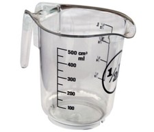 Messbecher / Meßbecher  / Kunststoff Messkanne 0,5 Liter
