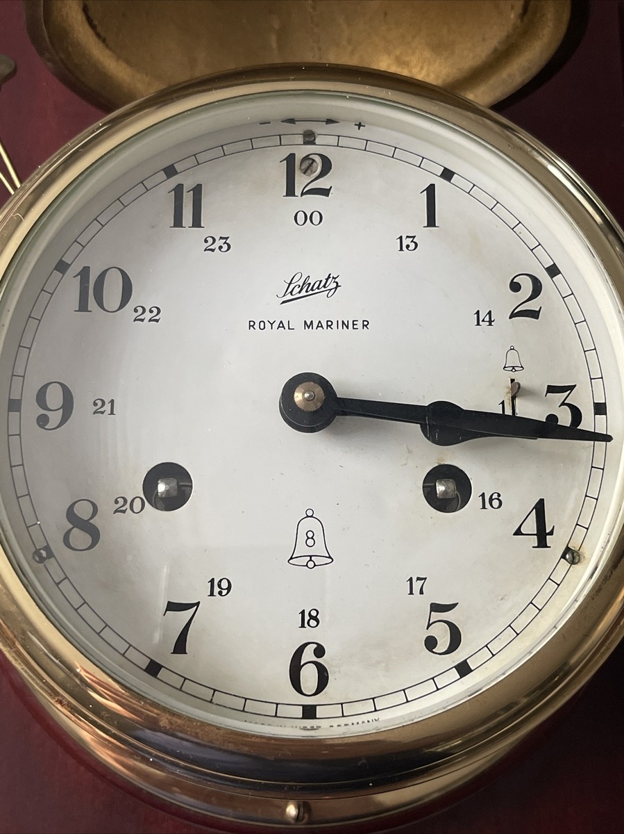 Vintage Schatz Royal Mariner And Ship Bell Made In Germany. Sold