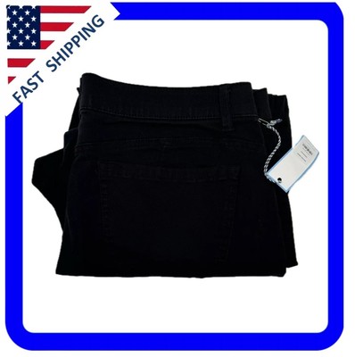 Draper James Black Size 18 Mid Rise Skinny Pants