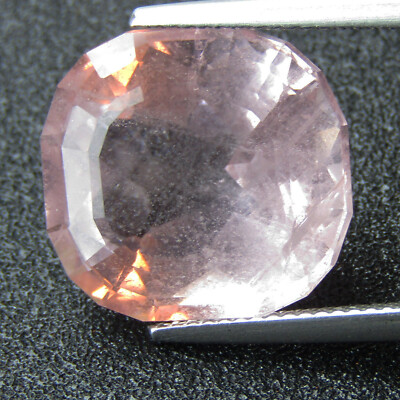 15.10Cts Amazing Natural Pink Color Morganite Loose Gemstone Fashion Cushion Cut