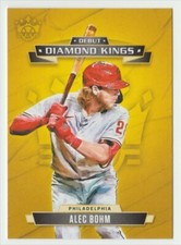 2021 Panini Diamond Kings Debut #DDK-PP Alec Bohm Baseball Card Phillies