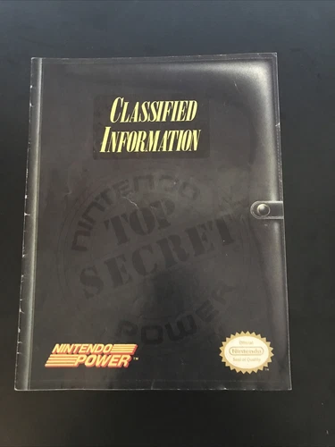 Nintendo Power Magazine Classified Information Vintage