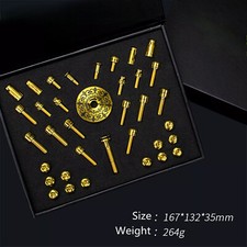 36pcs Titanium Alloy MTB Mountain Bike common Bolts Unit Stem Cap/Fixing Bolt