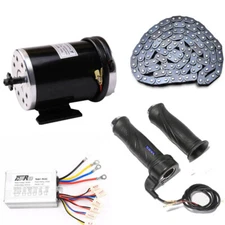 48V 1000W Brush Electric Motor Kit Controller E-Bike Bicycle ATV Scooter Go Kart
