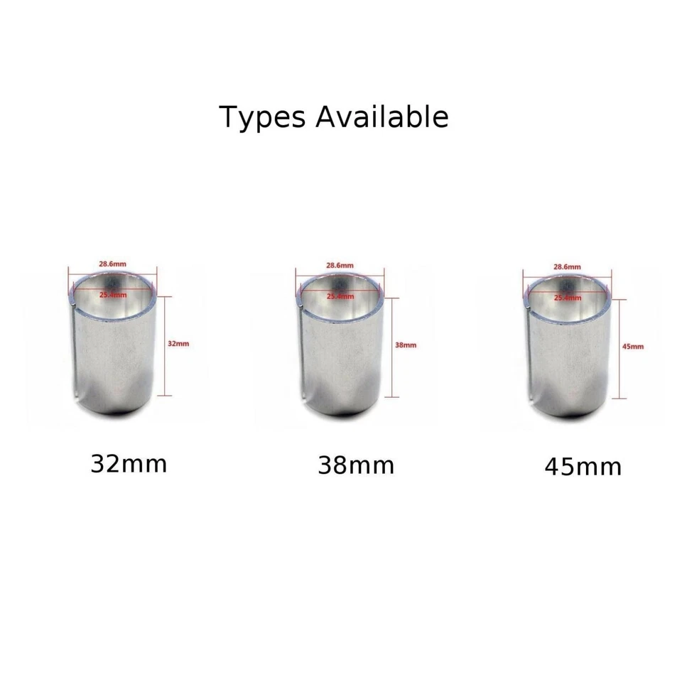 Bike Shim Sleeve 25.4mm - 28.6mm (1” Up To 1 1/8”) Ahead Stem To Threadless Fork - Image 4 of 4