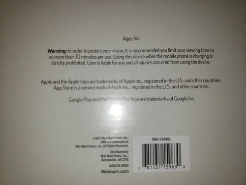 ONN Virtual Reality SmartPhone Headset - Pink - Picture 3 of 7