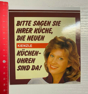 Aufkleber/Sticker: Kienzle Küchenuhren (020416102)