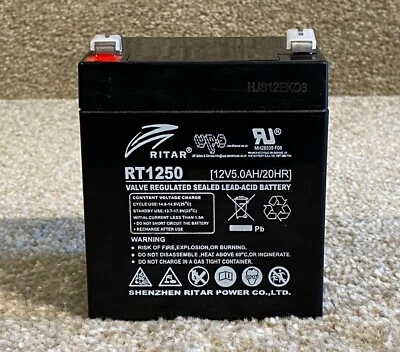 Ritar RT1250 - Batería nueva - 12V 5AH / forma cubo
