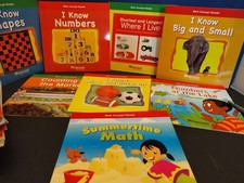 Grade K Kindergarten Set of 8 Math Concept Readers Harcourt Home School