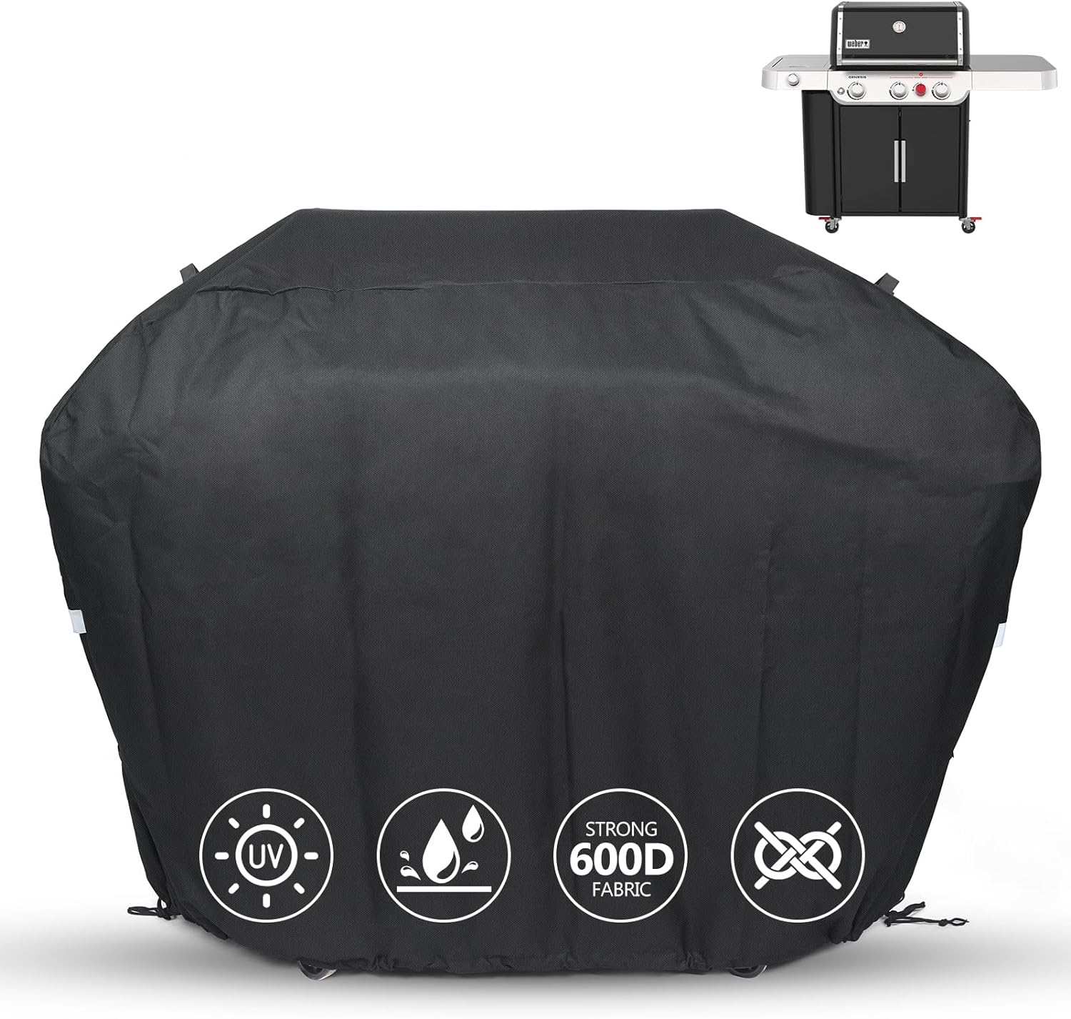 63 Inch Grill Cover for Weber Genesis 300 Series and New 2022 Genesis 300 Grill