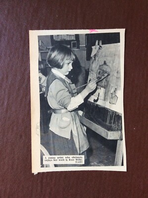 B9b Ephemera 1966 Bild.thanet Schulen Säugling Schule Kunstunterricht Zeichnung