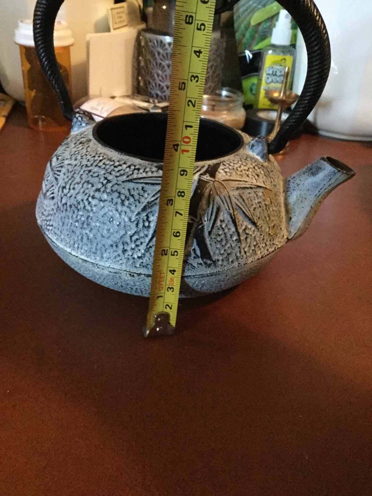 Japanese Tetsubin Cast Iron Teapot eBay