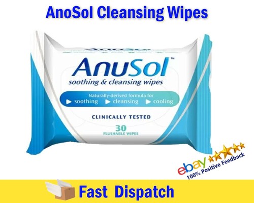 Anusol Soothing and Cleansing Wipes 30 Long Expiry expiry 04-2027