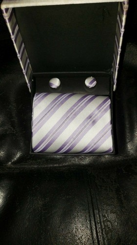 Gianfranco Designer Necktie and Cufflink Set 2 Piece New in gift Box - Picture 13 of 14