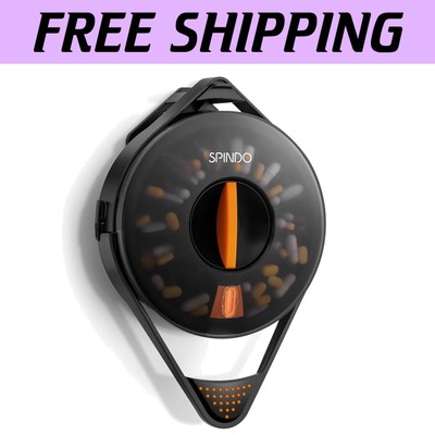 Wall-Mountable Weekly Medicine Dispenser with Easy-Fill Compartments for Seniors