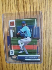 2022 Panini Chronicles /100 RC Donruss Clearly Red Jackson Kowar KC Royals