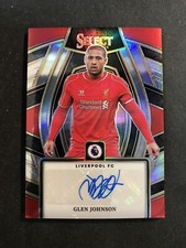 2023-24 Panini Select Premier #SS-GJ Glen Johnson Autograph Prizm Liverpool