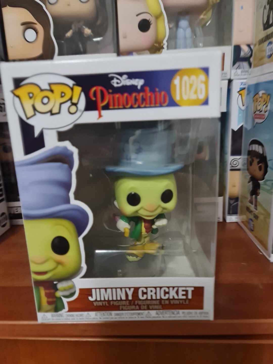Pinocchio 80th Anniversary POP! Disney Vinyl Figure Street Jiminy 9 cm