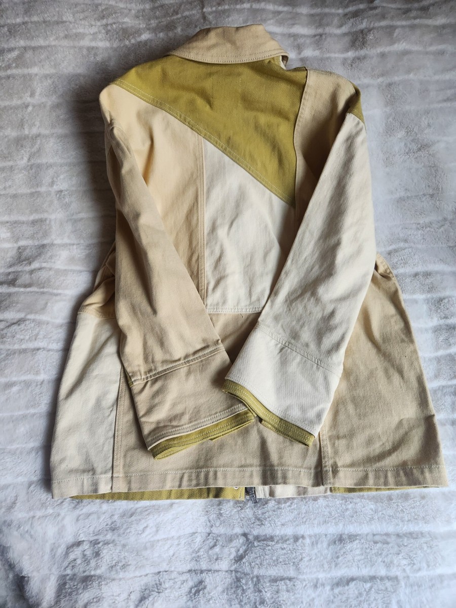 ZARA GABARDINE PATCHWORK JACKET OVERSIZED RUNS BIG S NWT | eBay