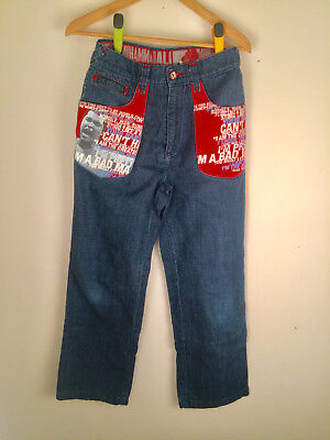 Platinum Fubu Limited Edition Muhammad Ali Jeans Vintage 90s Boys Size 16 Ebay