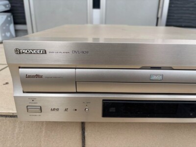 Pioneer DVL-909 Laserdisc Player CD LD DVD Compatible Player Gold