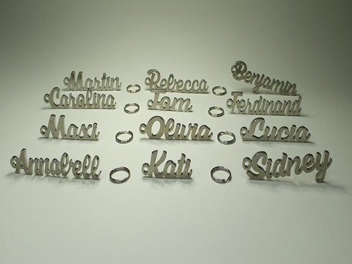 Schlüsselanhänger Claas personalisiert Edelstahl Geschenk Auto Schlüsselbund - Bild 4 von 5