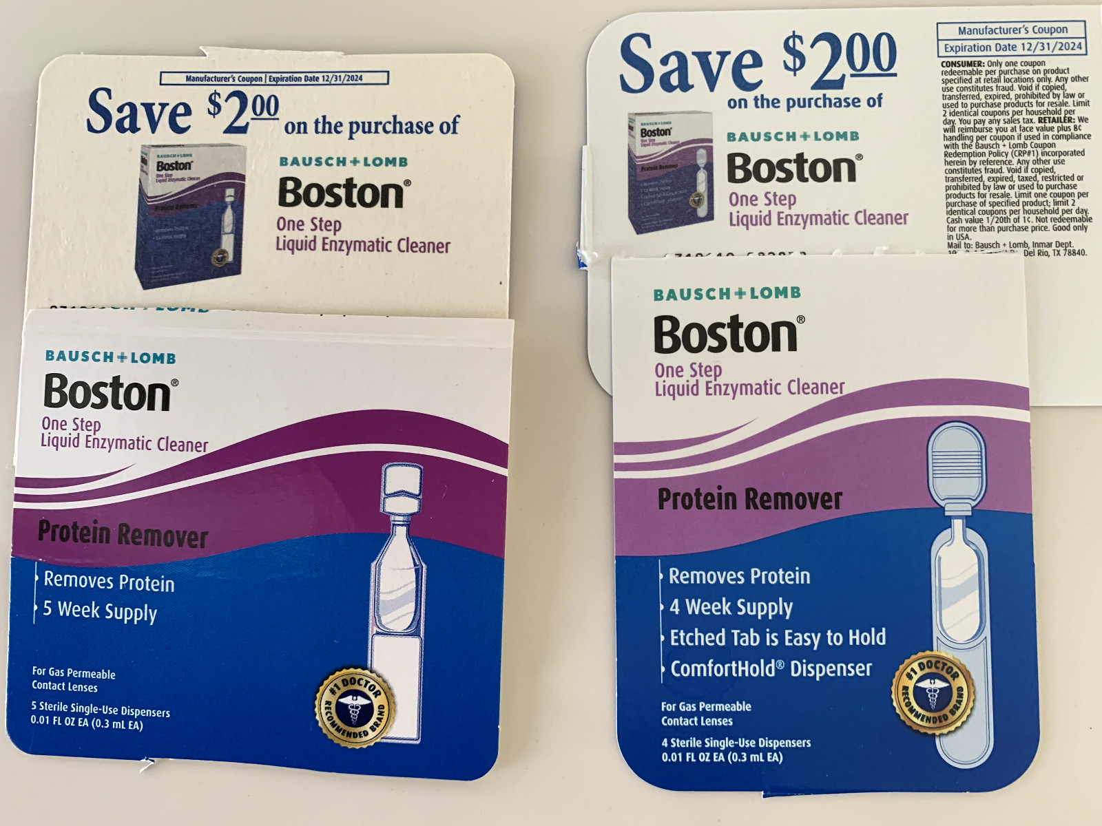 14x2 Boston One Step Liquid Enzymatic Cleaner Coupon (Expires 12/31