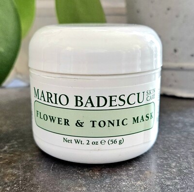 (2) Mario Badescu 2 oz Flower & Tonic Masks NEW!  SEALED!
