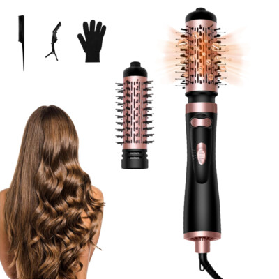 Warmluftbürste Föhnbürste Fönbürste Lockenstab Hairstyler Lockenwickler 3-IN-1