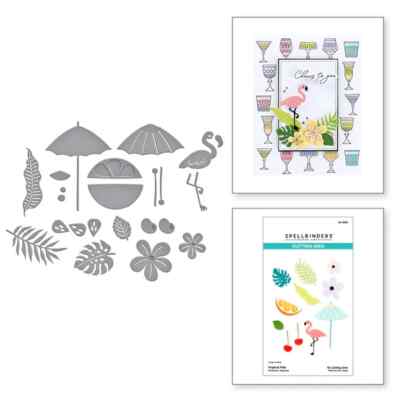 Spellbinders tropical flair die set