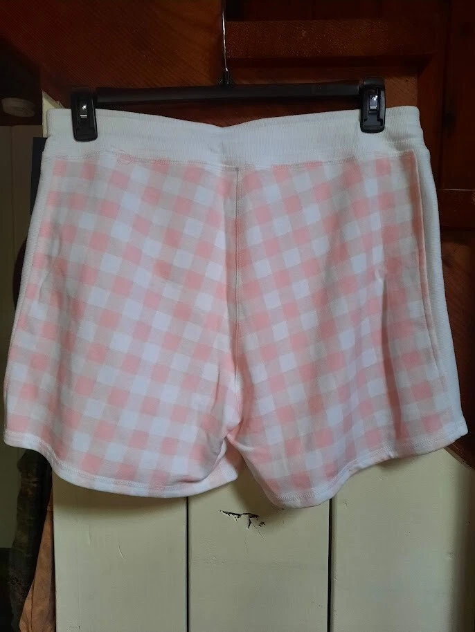 Pantalones Cortos Tommy Hilfiger Deportivos Rosa Guinga Algodón Cordón Talla L Foto 4 de 4