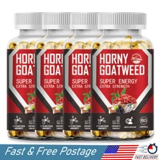 Horney Goat Weed for Men & Women-with Maca, Saw Palmetto, Ginseng Supplement