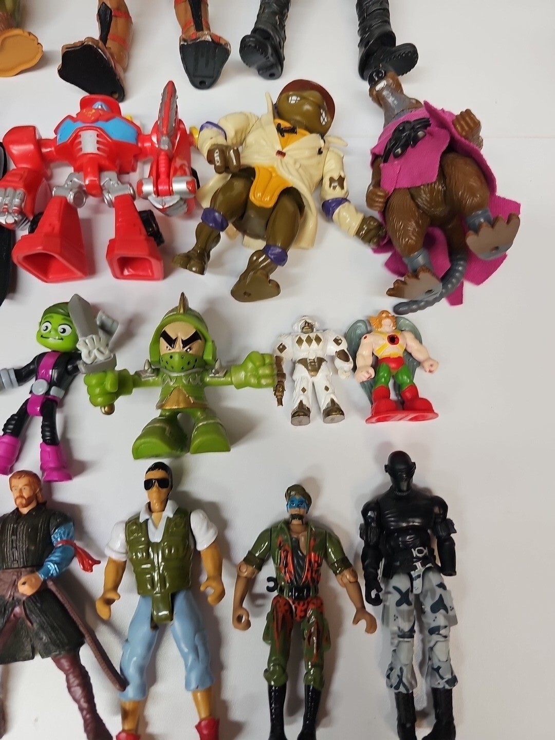 Vintage to Current Action Figure & Vehicle Lot Of 45 Reseller Bulk Lot