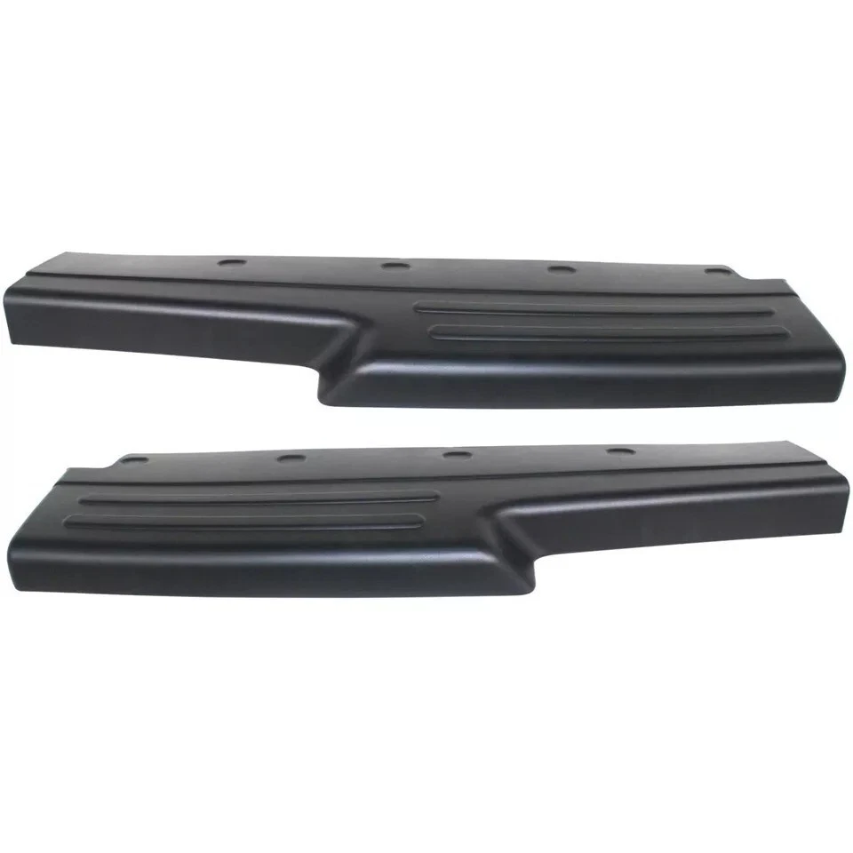 New Rear Bumper Step Pad Black Plastic 2PC Set Fits 2002-2007 Jeep Liberty Sport Foto 2 de 4
