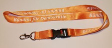 CDU Alliance for Democracy Lanyard Lanyard NEW (T252)