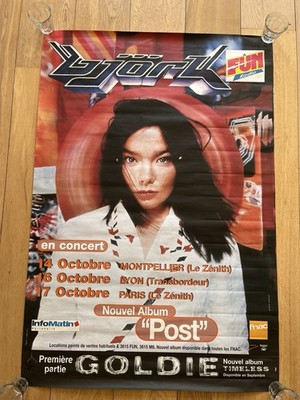 Bjork Post Tour French Promo Poster 1995