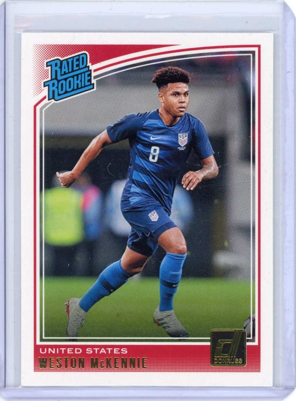 Weston McKennie 2018-19 Panini Donruss Soccer Rated Rookie #199