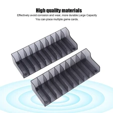 2 PCS Large Capacity Game Card Box Game CD Storage Stand Holder Bracket for PS4